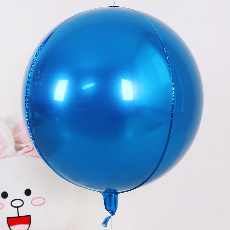 2 Pcs 4D Sphere Balloons for Happy Birthday Decoration, Carnival Decoration, Wedding, Christmas Decorations