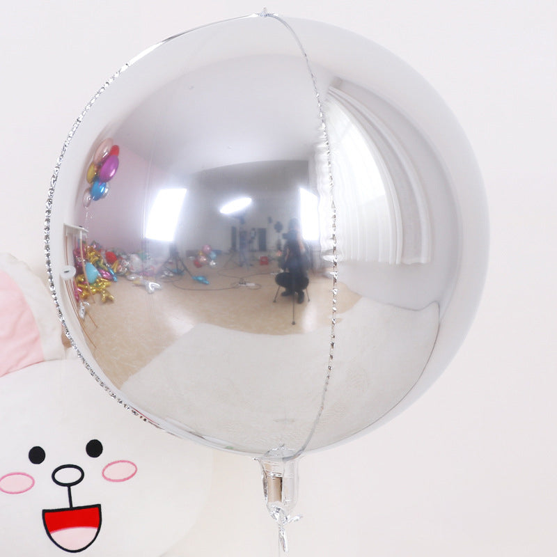 2 Pcs 4D Sphere Balloons for Happy Birthday Decoration, Carnival Decoration, Wedding, Christmas Decorations