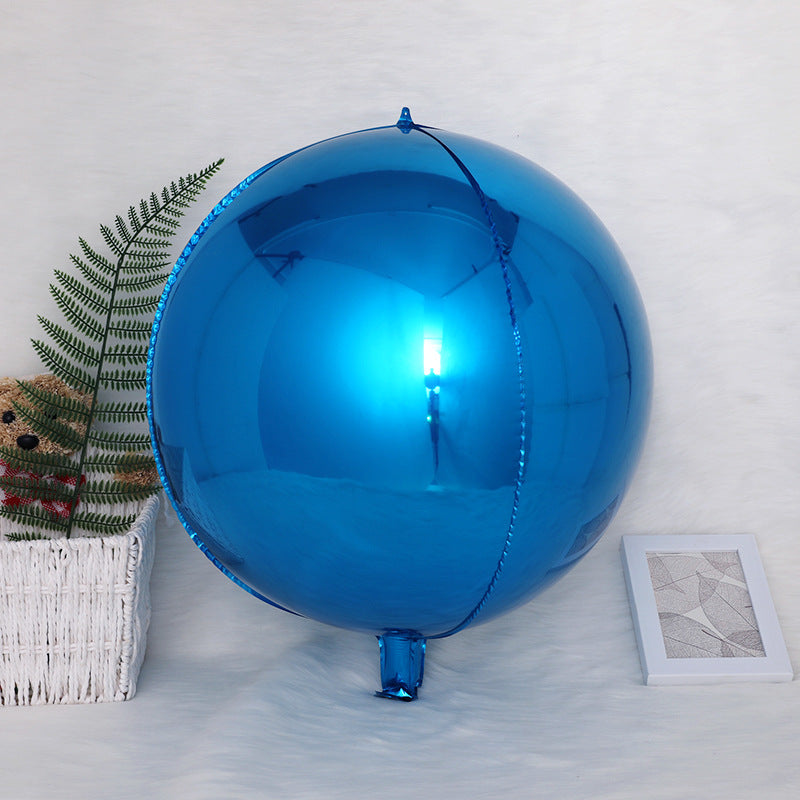 2 Pcs 4D Sphere Balloons for Happy Birthday Decoration, Carnival Decoration, Wedding, Christmas Decorations