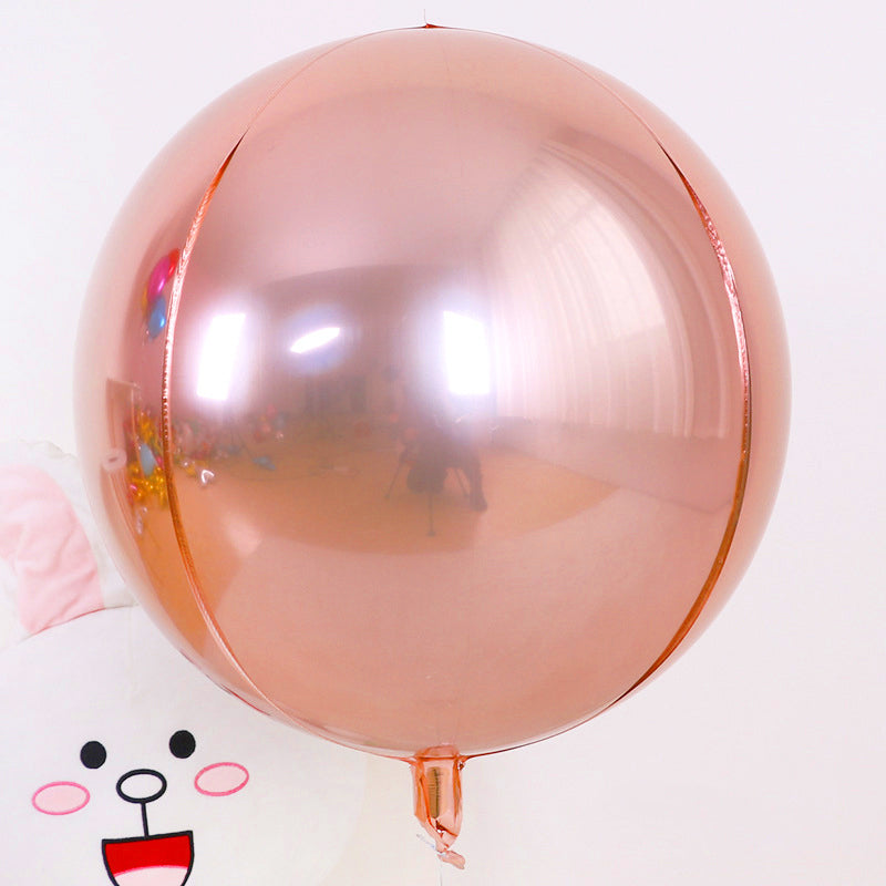 2 Pcs 4D Sphere Balloons for Happy Birthday Decoration, Carnival Decoration, Wedding, Christmas Decorations