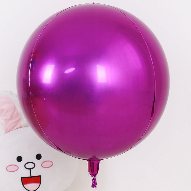 2 Pcs 4D Sphere Balloons for Happy Birthday Decoration, Carnival Decoration, Wedding, Christmas Decorations