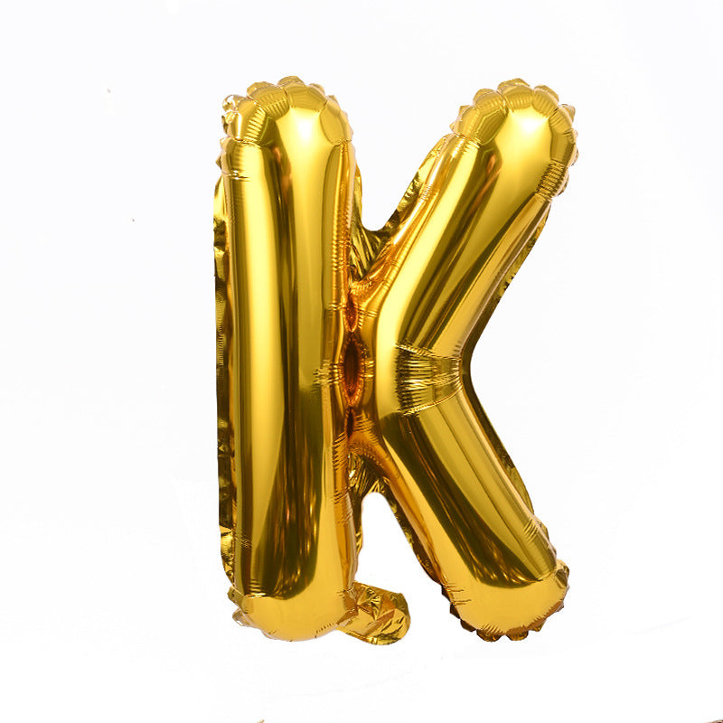 Gold Letter A-Z Balloons,Custom Phrase Mylar Foil Alphabet Letter DIY Personalized Phrase Banner for Birthday Anniversary Celebration Graduation Party Supplies Decoration