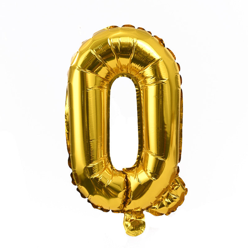 Gold Letter A-Z Balloons,Custom Phrase Mylar Foil Alphabet Letter DIY Personalized Phrase Banner for Birthday Anniversary Celebration Graduation Party Supplies Decoration