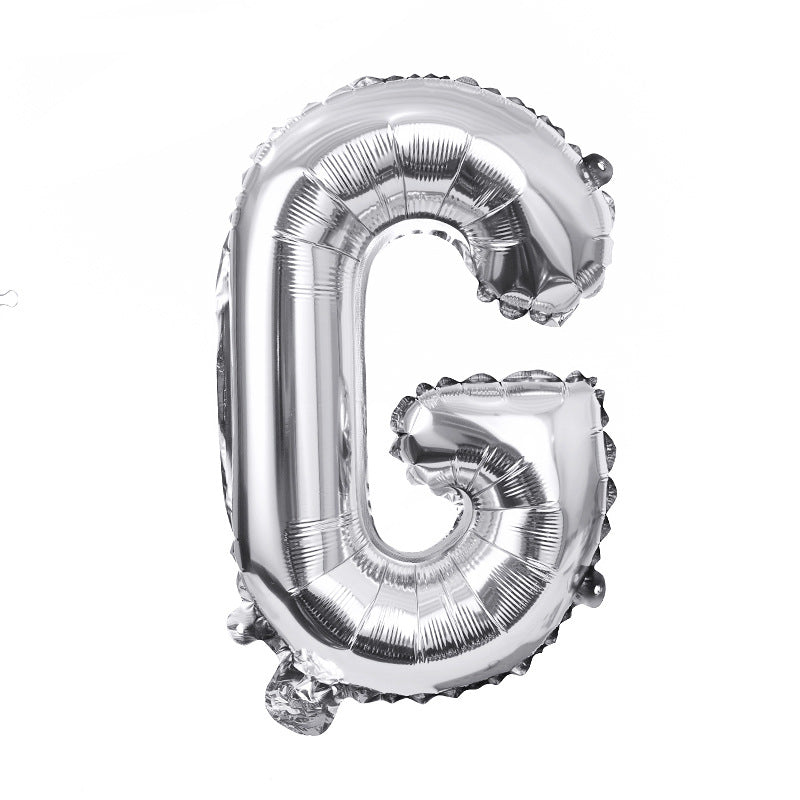 Silver Letter A-Z Balloons,Custom Phrase Mylar Foil Alphabet Letter DIY Personalized Phrase Banner for Birthday Anniversary Celebration Graduation Party Supplies Decoration