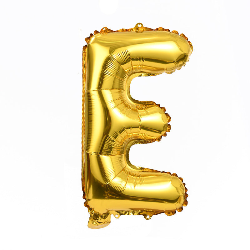 Gold Letter A-Z Balloons,Custom Phrase Mylar Foil Alphabet Letter DIY Personalized Phrase Banner for Birthday Anniversary Celebration Graduation Party Supplies Decoration