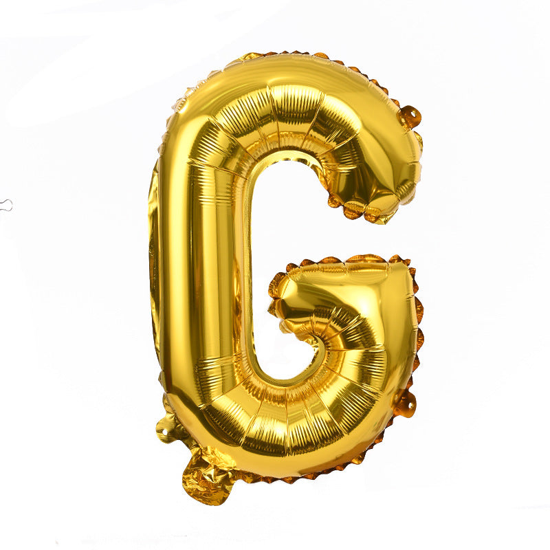 Gold Letter A-Z Balloons,Custom Phrase Mylar Foil Alphabet Letter DIY Personalized Phrase Banner for Birthday Anniversary Celebration Graduation Party Supplies Decoration
