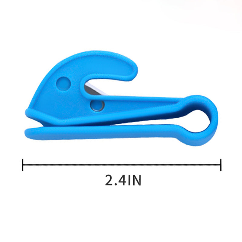 2 Pcs Balloon Ribbon Cutter Package Opener Tool Red