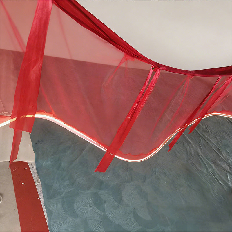 Restaurant Ceiling Decoration Ceiling Luminous Ceiling Veil Creative Light Strip 50cm High 50m Long Can be Used for Birthdays Parties Proposals Weddings Baisha
