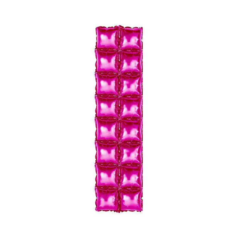 10 Pack Double Row Square Mylar Foil Balloons Backdrops 41x11 in Wedding Party Events Reception Decorations Supplies
