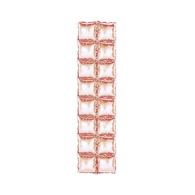 10 Pack Double Row Square Mylar Foil Balloons Backdrops 41x11 in Wedding Party Events Reception Decorations Supplies