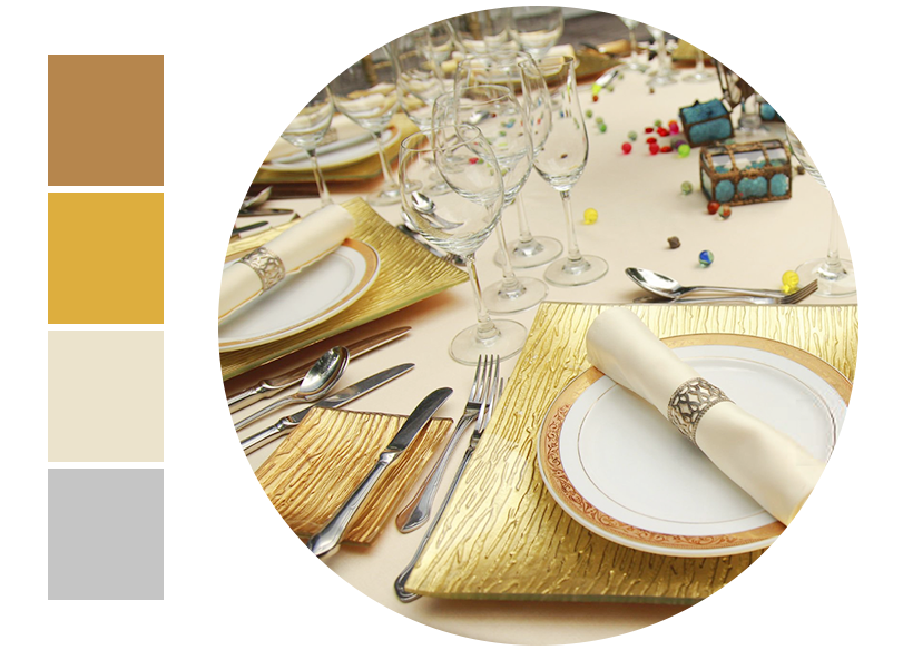 <a href="/es/collections/fall-gold" target="_blank" title="Fall Gold">Gold, Beige, Silver, And Coffee</a>