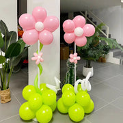 Double-Layer Flower Balloon Column, with Bases for  Birthday, Party Decorations