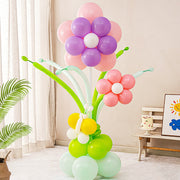 Butterfly Flower Decorations Balloon Column Stand Kit for Baby Shower Wedding Birthday Party Supplies