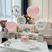 2 Sets White Plastic Balloon Column Stand Kit with Interlocking Base, DIY Shapeable Balloon Tower Stick Holder for Table Centerpieces（with Printed balloons）