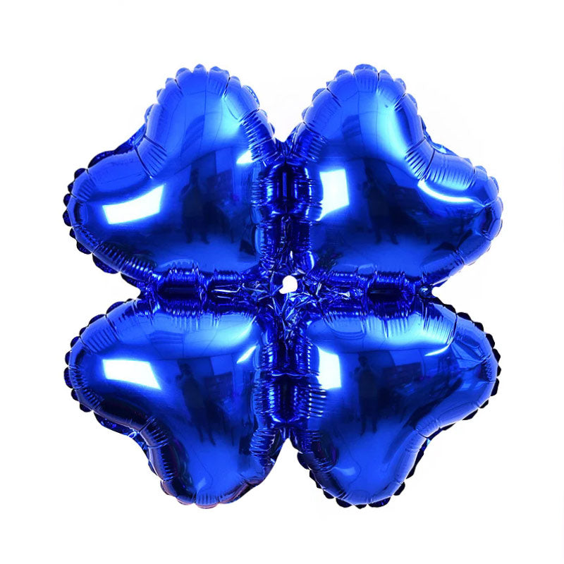 10 Pcs 16 Inch Four Leaf Clover Foil Balloon for Baby Shower Wedding Birthday St. Patricks Day Party Decorations