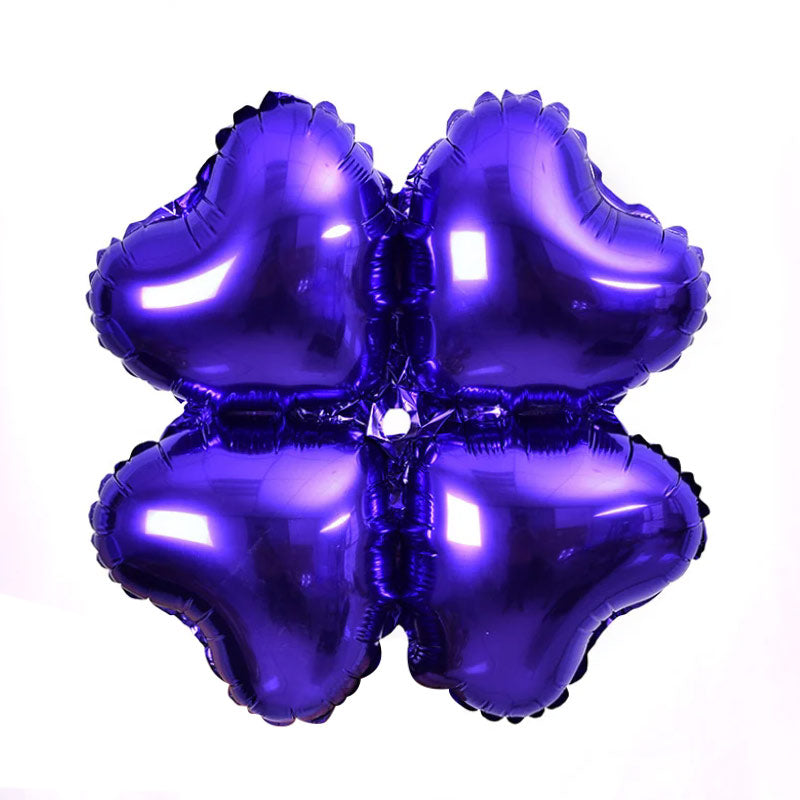 10 Pcs 16 Inch Four Leaf Clover Foil Balloon for Baby Shower Wedding Birthday St. Patricks Day Party Decorations