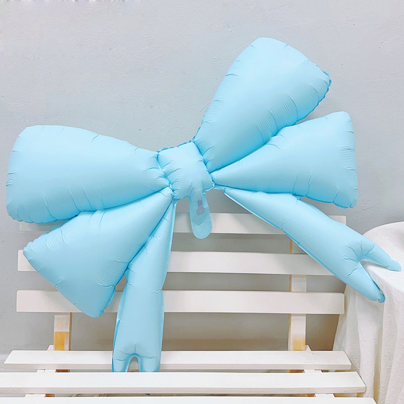 Large Bow Balloons, Bow Themed Party Decorations Elegant Coquette Balloons for Coquette Birthday Wedding Engagement Party Decoration