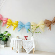 Large Bow Balloons, Bow Themed Party Decorations Elegant Coquette Balloons for Coquette Birthday Wedding Engagement Party Decoration