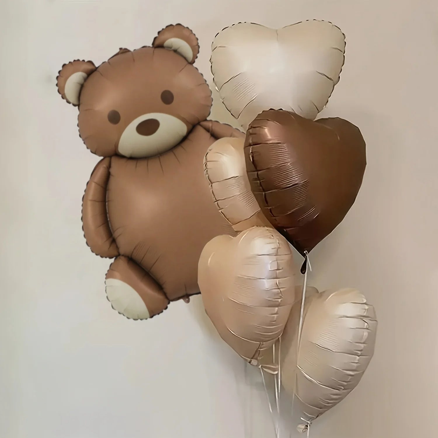 2PCS 18inch Foil Heart Shaped Balloons for Helium, Valentine Decorations, Wedding, Birthday, Anniversary