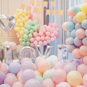 Macaron Latex Party Balloons for Graduation, Easter, Wedding, Birthday, Bridal Shower, Rainbow Party, Baby Shower, Anniversary Party Decorations