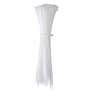 500 Pack Cable Zip Ties 6" White
