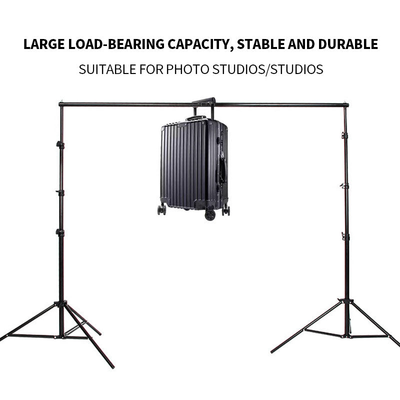 Metal Adjustable Pipe and Drape Photography Backdrop Stand Kit 10ft