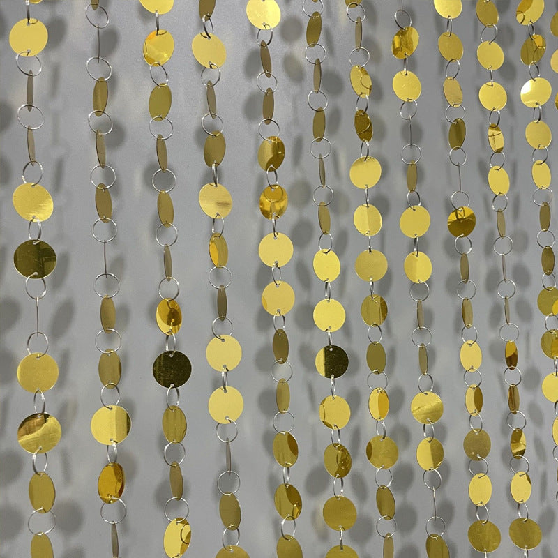20Pcs 3ft Sparkle PVC Sequin Bead Doorway Curtain Door Window Decor Room Divider Blind for Home Festivals Wedding Party Decorations