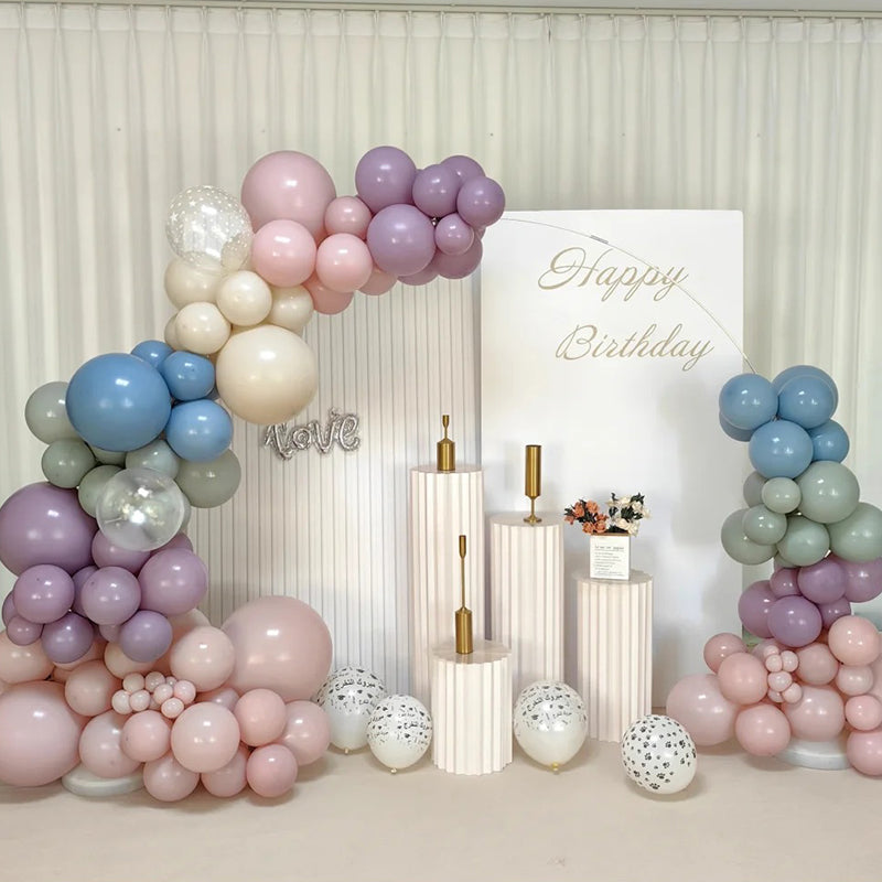 Round Pastel Dusk Latex Balloons for Birthday Decorations, Wedding, Graduation, Baby Shower, Anniversary, Bridal Shower, Party Celebrations