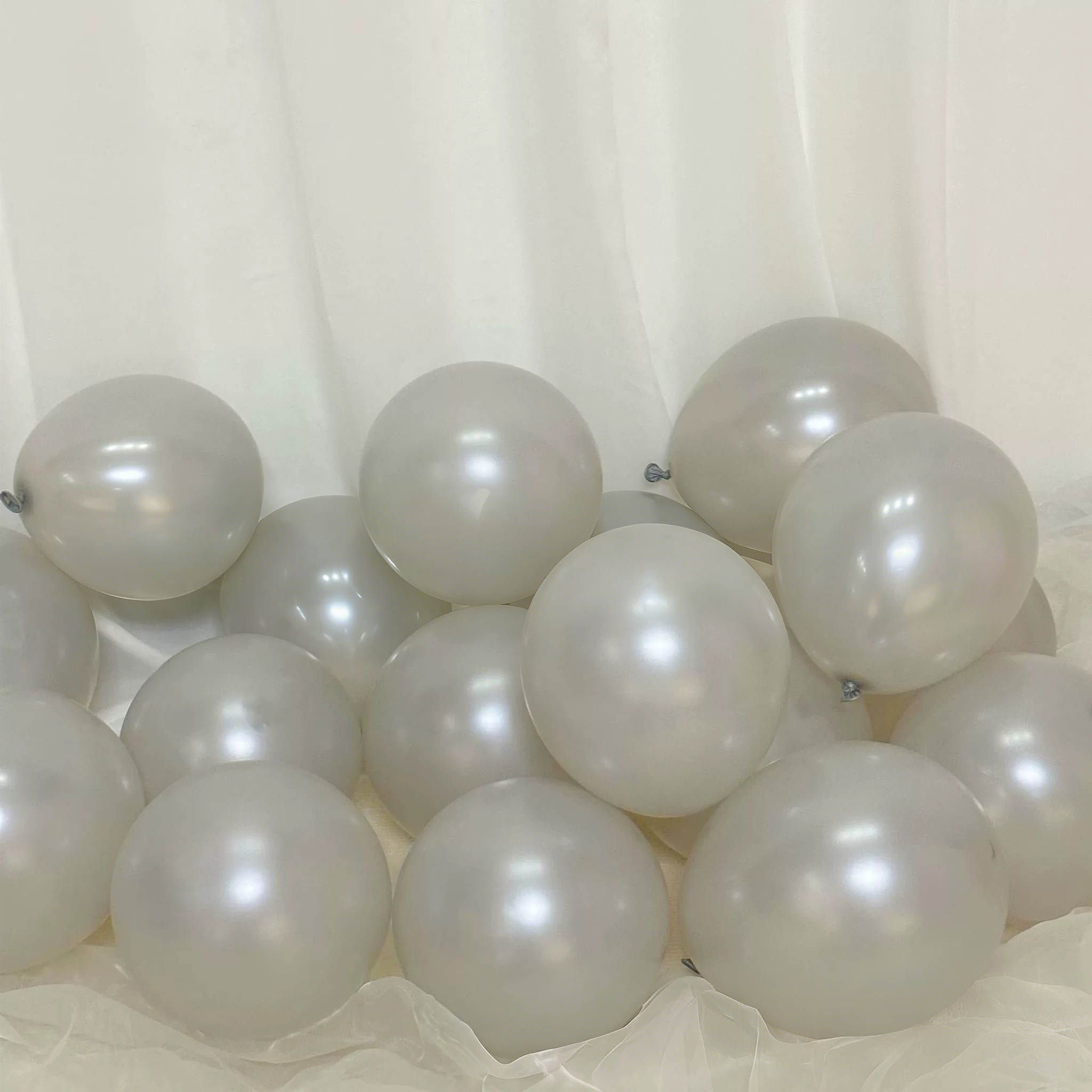 Pearl Latex Party Balloons for Wedding Engagement Bridal Baby Shower Birthday Party Decorations