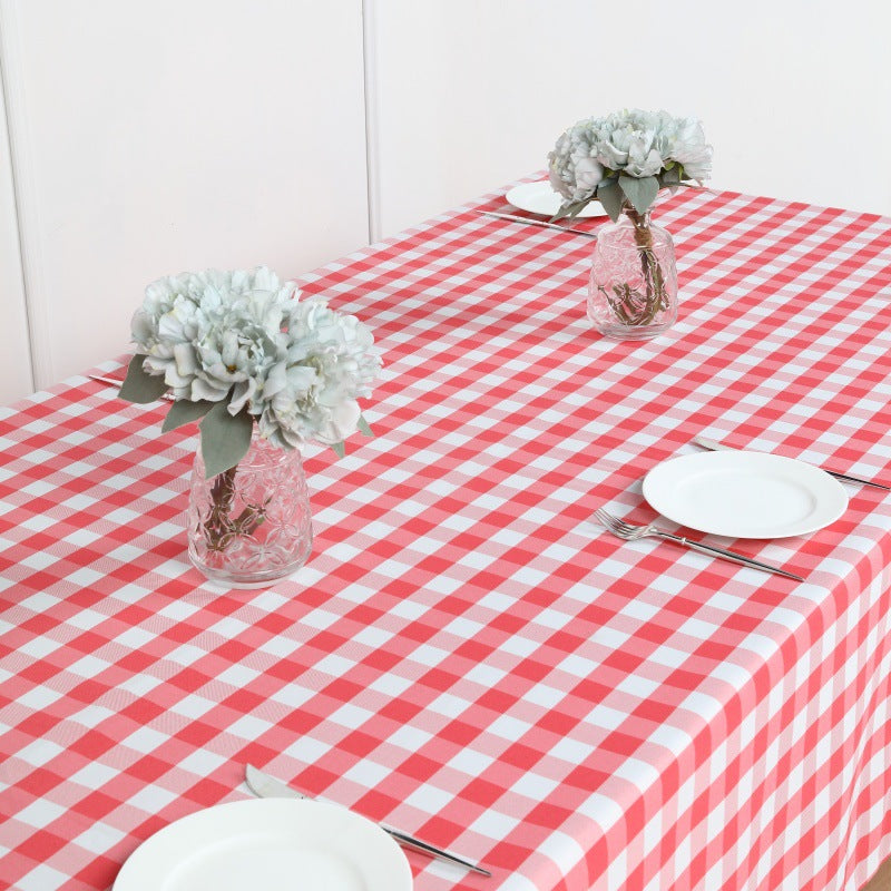 Buffalo Plaid Tablecloth Waterproof Checkered Table Cloths Rectangle for Outdoor Picnic/Party/Dining