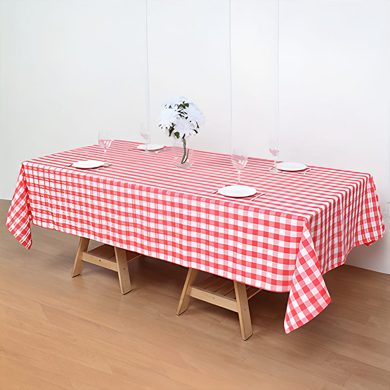 Buffalo Plaid Tablecloth Waterproof Checkered Table Cloths Rectangle for Outdoor Picnic/Party/Dining