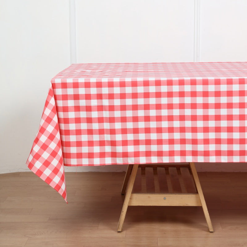 Buffalo Plaid Tablecloth Waterproof Checkered Table Cloths Rectangle for Outdoor Picnic/Party/Dining