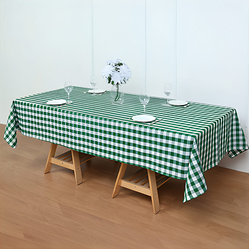 Buffalo Plaid Tablecloth Waterproof Checkered Table Cloths Rectangle for Outdoor Picnic/Party/Dining