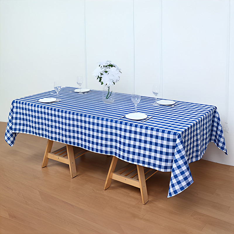 Buffalo Plaid Tablecloth Waterproof Checkered Table Cloths Rectangle for Outdoor Picnic/Party/Dining