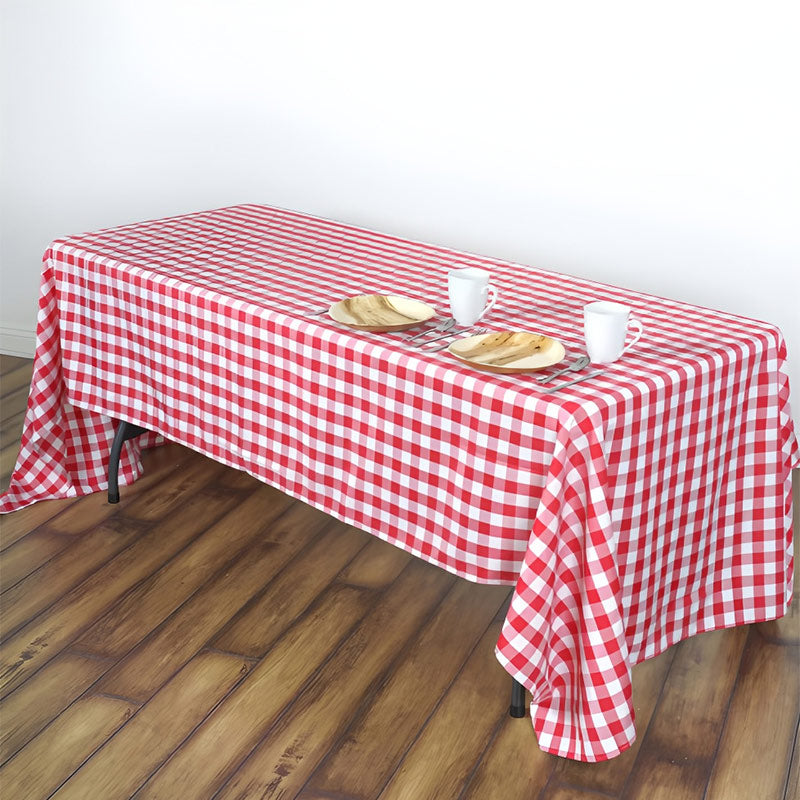 Buffalo Plaid Tablecloth Waterproof Checkered Table Cloths Rectangle for Outdoor Picnic/Party/Dining