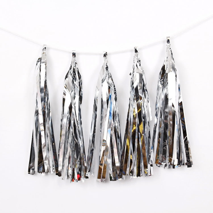 12 Pcs Tassel Garland Tissue Paper Tassels Garland Banner for Party Birthday Wedding Decoration Baby Shower Table Decor