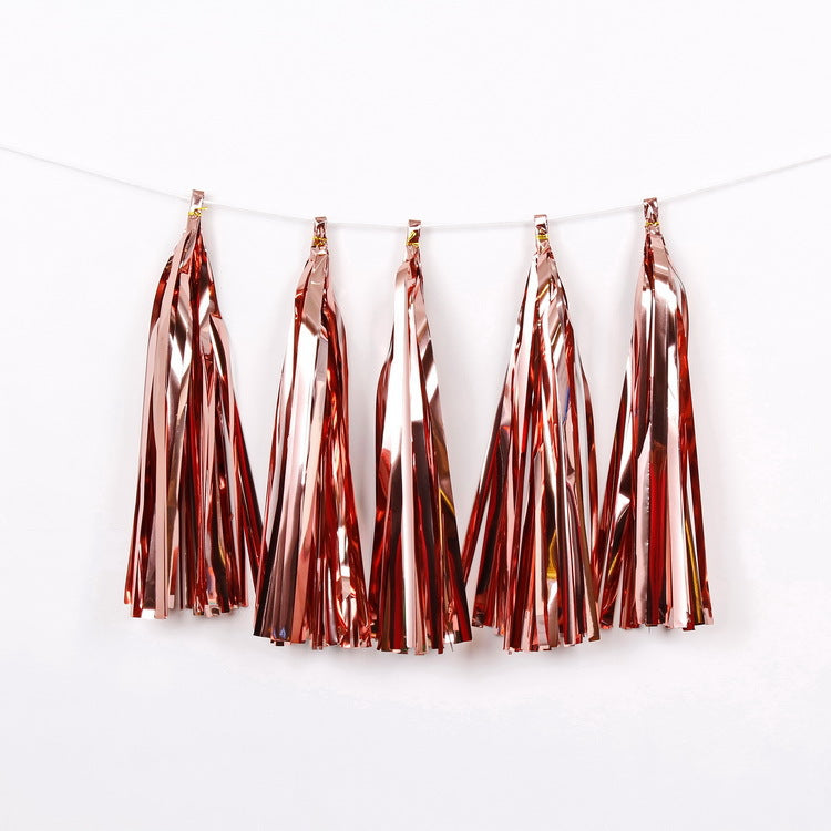 12 Pcs Tassel Garland Tissue Paper Tassels Garland Banner for Party Birthday Wedding Decoration Baby Shower Table Decor