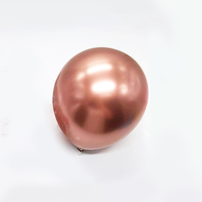 Metallic Rose Gold Latex Balloons For Birthday Party Decorations Available In 5Inch, 10Inch, 12Inch, 18Inch,36Inch