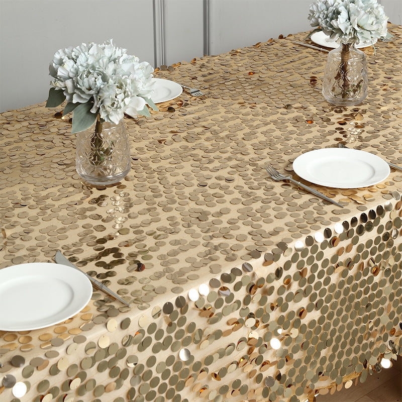 Sequin Rectangle Tablecloth 102"x60"