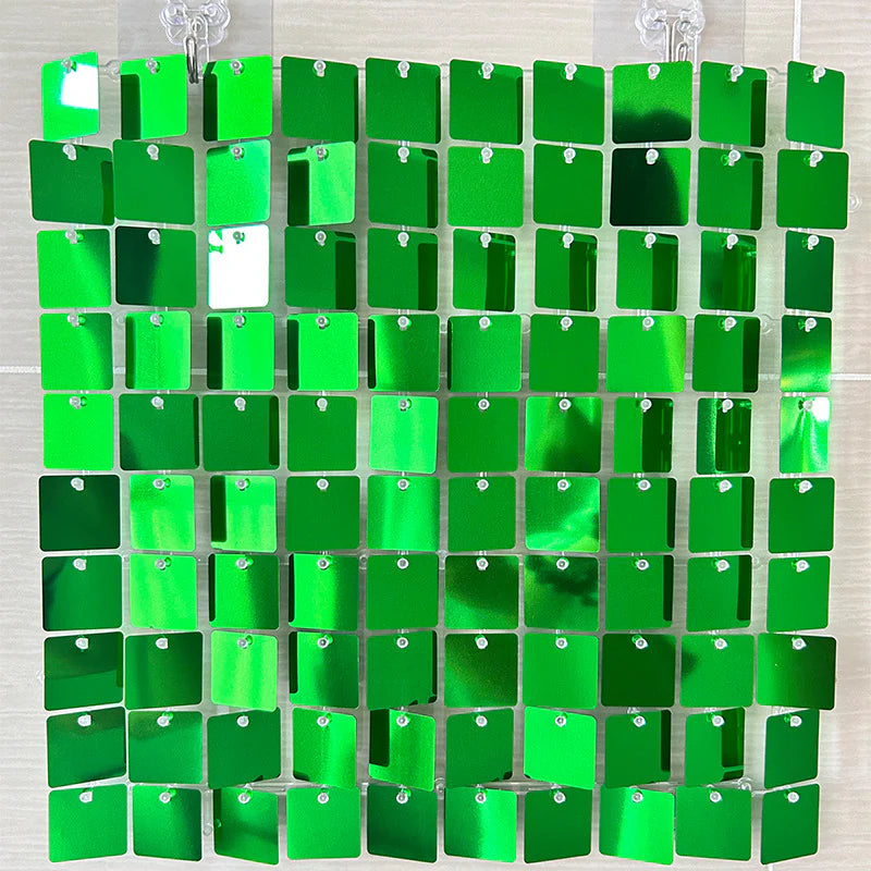 Shimmer Wall Backdrop Wall Panels 24Pcs Square Sequin Shimmer Wall Backdrop Decoration for Birthday Party,Wedding, Anniversary