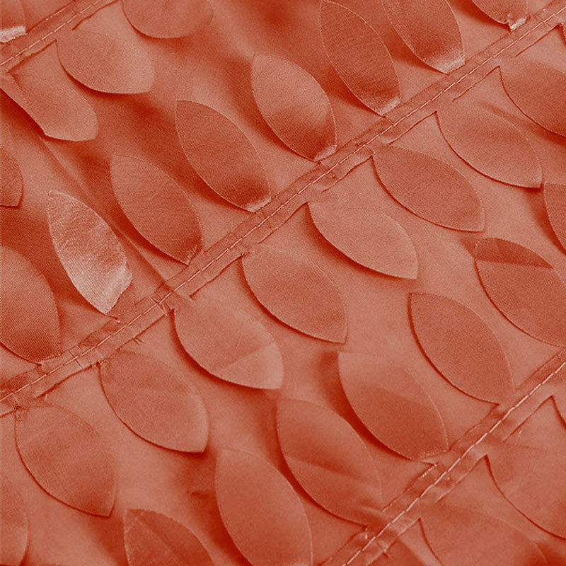 3D Leaves Polyester Rectangular Tablecloth 90"x132"