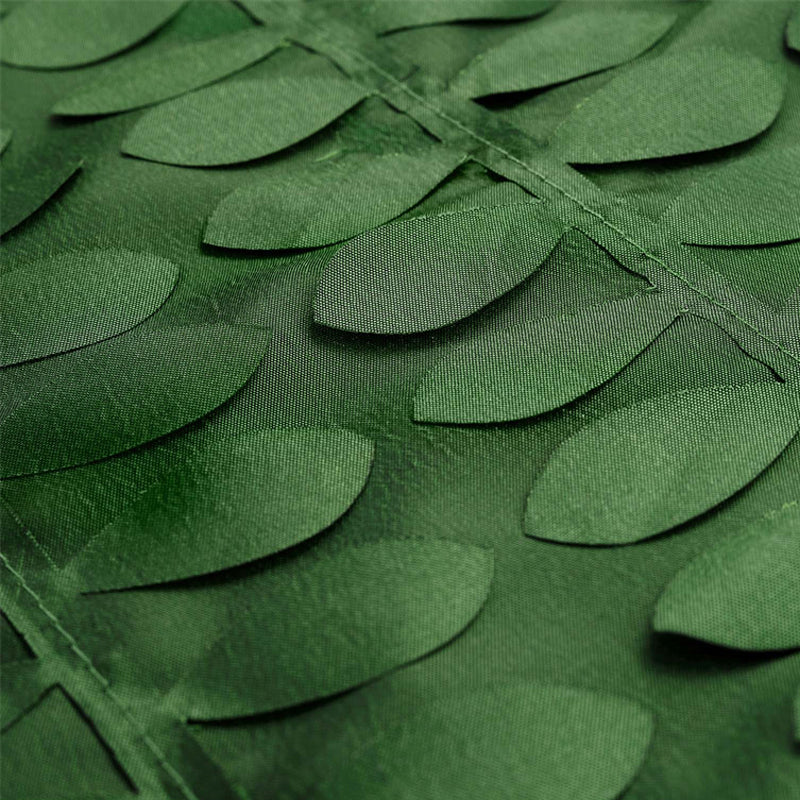3D Leaves Polyester Rectangular Tablecloth 90"x132"