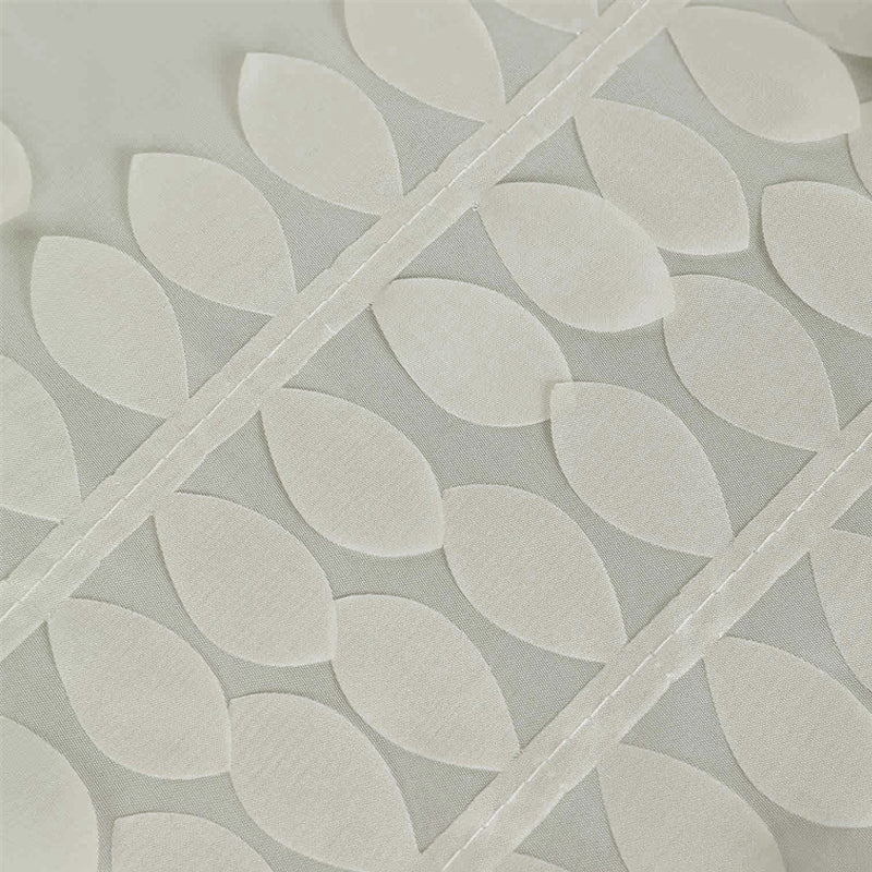 3D Leaves Polyester Rectangular Tablecloth 90"x132"