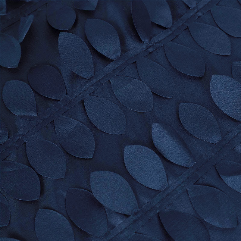 3D Leaves Polyester Rectangular Tablecloth 90"x132"