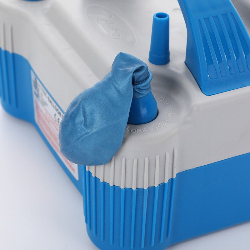 700W White Blue Double Nozzle Electric Balloon Pump