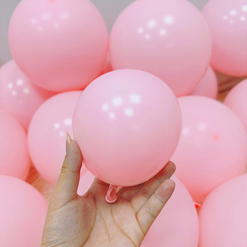 Pink Macaron Balloons Pink Latex Balloons Suitable For Girls Women's Birthdays Bridal Showers And Wedding Party Decorations Available In 5Inch 10Inch 12Inch 18Inch And 36Inch